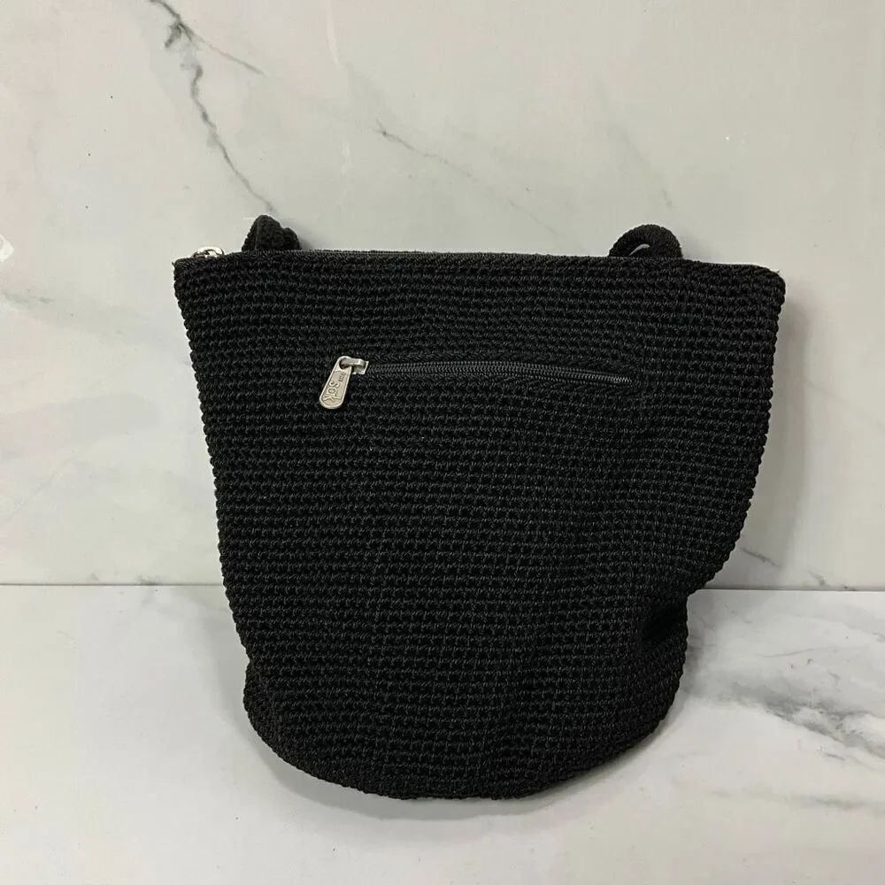 THE SAK Woven Hobo Bucket Bag Purse